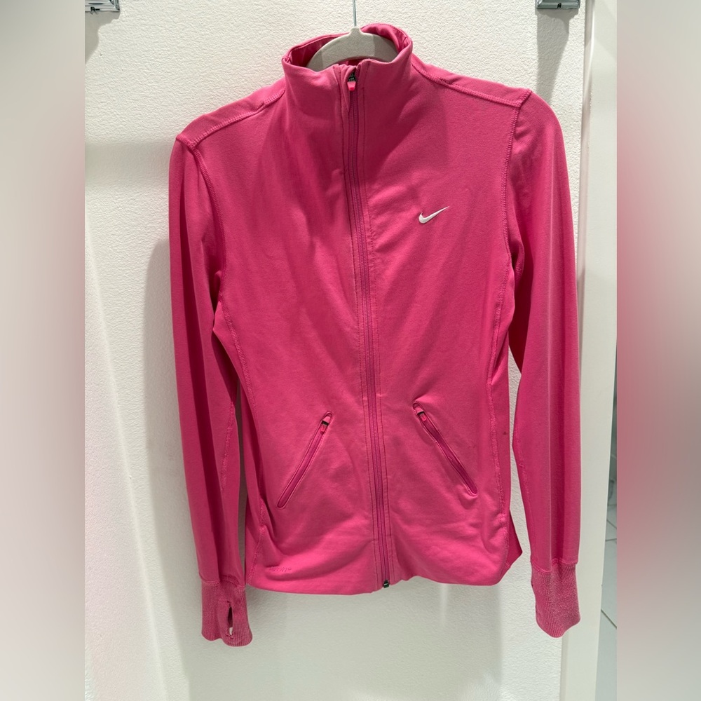 Nike Women's Vibrant Pink Full-Zip Jacket